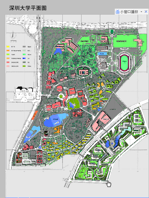 深圳大学校园地图